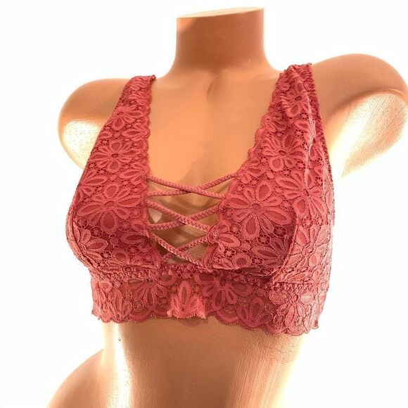 Victoria’s Secret braided plunge lace bralette bra - Picture 4 of 8